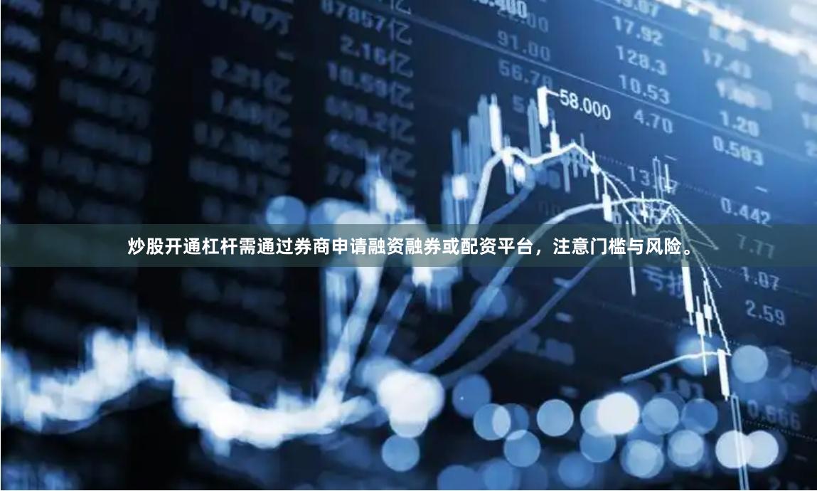 炒股开通杠杆需通过券商申请融资融券或配资平台，注意门槛与风险。